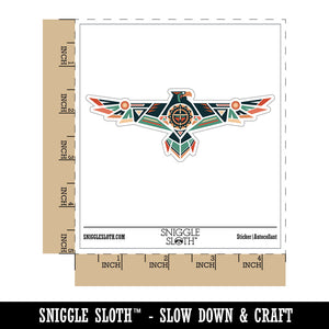 Native American Thunder Bird Eagle Southwestern Tribal Waterproof Vinyl Phone Tablet Laptop Water Bottle Car Window Bumper Decal Sticker Set - 5 Pack