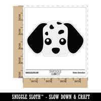 Peeking Dalmation Dog Waterproof Vinyl Phone Tablet Laptop Water Bottle Car Window Bumper Decal Sticker Set - 5 Pack