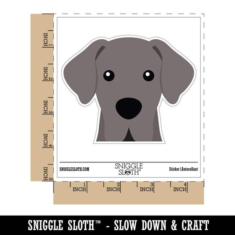 Peeking Great Dane Dog Waterproof Vinyl Phone Tablet Laptop Water Bottle Car Window Bumper Decal Sticker Set - 5 Pack