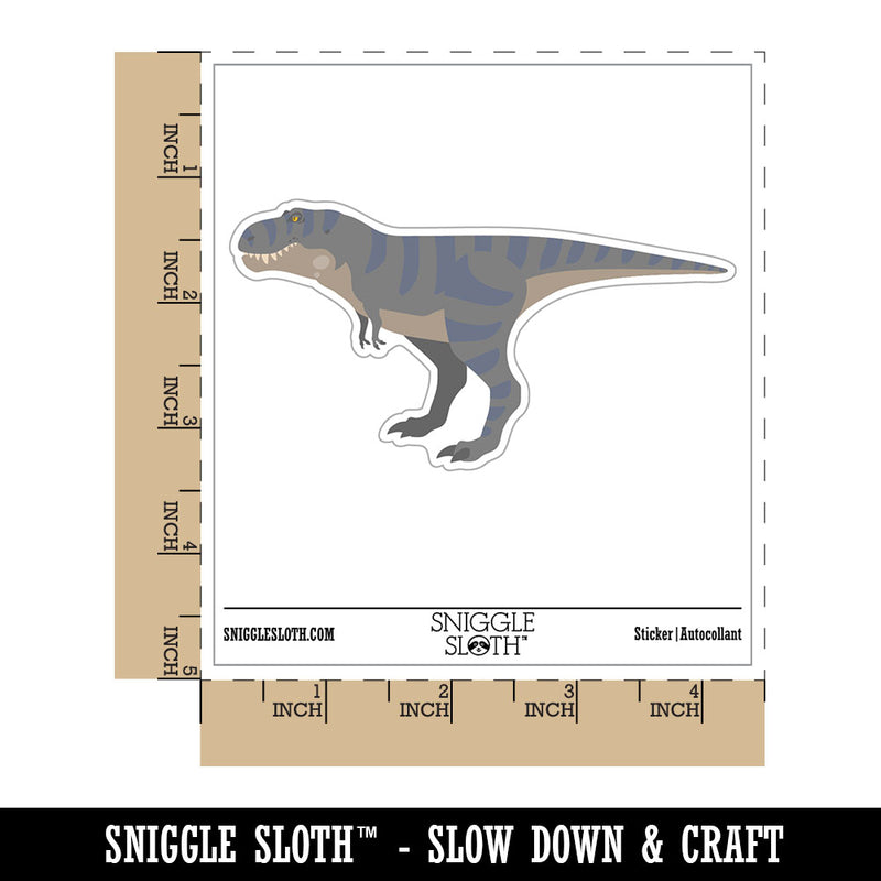 T-Rex Tyrannosaurus Rex Dinosaur Standing Waterproof Vinyl Phone Tablet Laptop Water Bottle Car Window Bumper Decal Sticker Set - 5 Pack