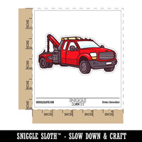 Tow Truck Recovery Impound Towing Vehicle Wrecker Waterproof Vinyl Phone Tablet Laptop Water Bottle Car Window Bumper Decal Sticker Set - 5 Pack