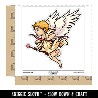 Water Bottle Sticker Set Cupid Cherub Boy with Bow and Arrow Cute Waterproof Vinyl Stickers Pack Decal, Skateboard, Laptop, Car, Window, Bumper - 5 Pack