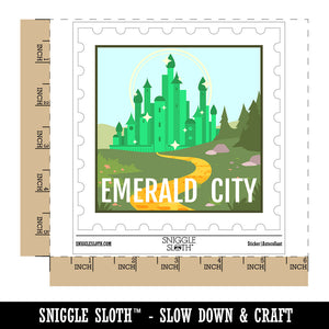 Emerald City Wonderful Wizard of Oz Destination Waterproof Vinyl Phone Tablet Laptop Water Bottle Car Window Bumper Decal Sticker Set - 5 Pack