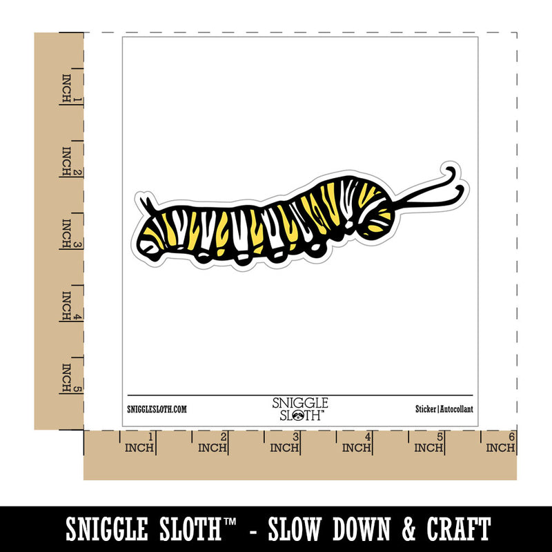 Monarch Caterpillar Butterfly Bug Waterproof Vinyl Phone Tablet Laptop Water Bottle Car Window Bumper Decal Sticker Set - 5 Pack