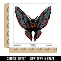 Mothman Legendary Cryptid Humanoid Creature Waterproof Vinyl Phone Tablet Laptop Water Bottle Car Window Bumper Decal Sticker Set - 5 Pack
