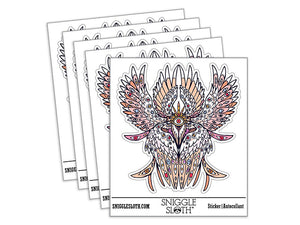 Water Bottle Sticker Set Seraphim Celestial Biblically Accurate Angel Cute Waterproof Vinyl Stickers Pack Decal, Skateboard, Laptop, Car, Window, Bumper - 5 Pack