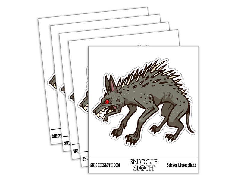 Chupacabra Goat Sucker Cryptid Legendary Creature Waterproof Vinyl Phone Tablet Laptop Water Bottle Car Window Bumper Decal Sticker Set - 5 Pack
