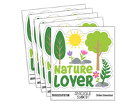 Nature Lover Waterproof Vinyl Phone Tablet Laptop Water Bottle Car Window Bumper Decal Sticker Set - 5 Pack