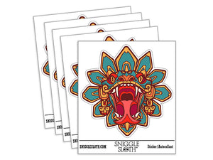 Aztec Quetzalcoatl Feathered Serpent Head