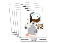 Caffeine Fiend Opossum Coffee Pot