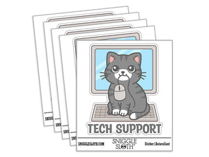 Cat Tech Support Computer