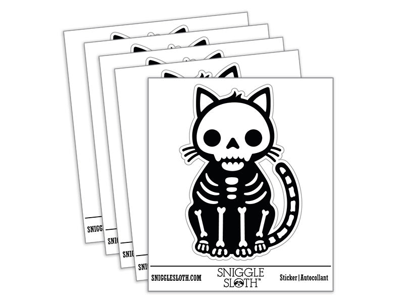 Creepy Cute Cat Skeleton