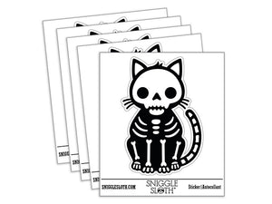 Creepy Cute Cat Skeleton