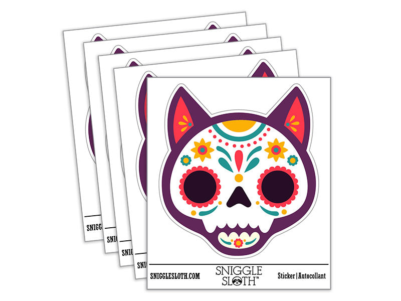 Dia De Los Muertos Cat Skull