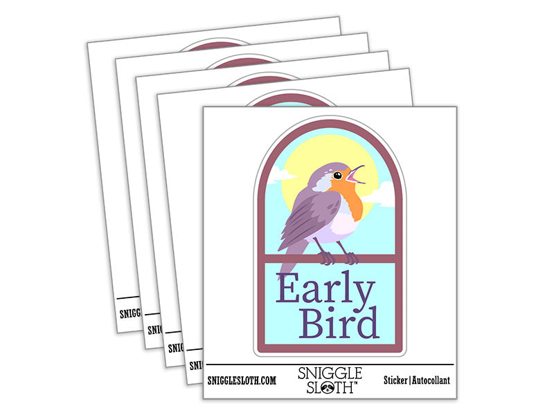 Early Bird Morning Person Window
