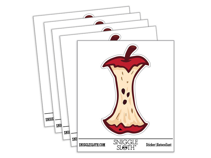 Eaten Apple Core Food Waste Seeds