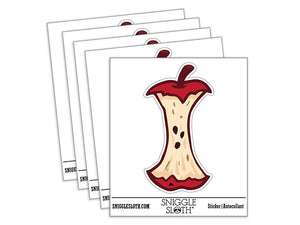 Eaten Apple Core Food Waste Seeds
