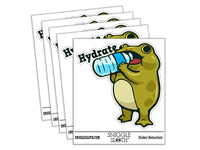 Hydrate Frog with Water Bottle