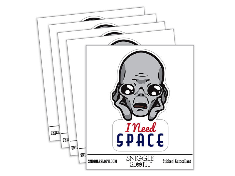 I Need Space Gray Alien Funny