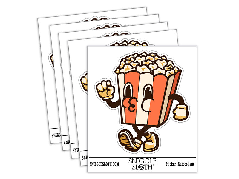 Retro Vintage Popcorn Cartoon Movie Buddy