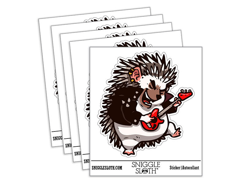 Rockstar Hedgehog with Guitar