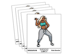 Sassy Hip Hop Dancer Girl Woman