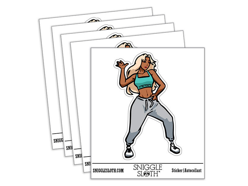 Sassy Hip Hop Dancer Girl Woman