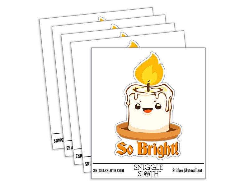 So Bright Cute Smiling Candle Flame Compliment