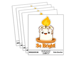 So Bright Cute Smiling Candle Flame Compliment