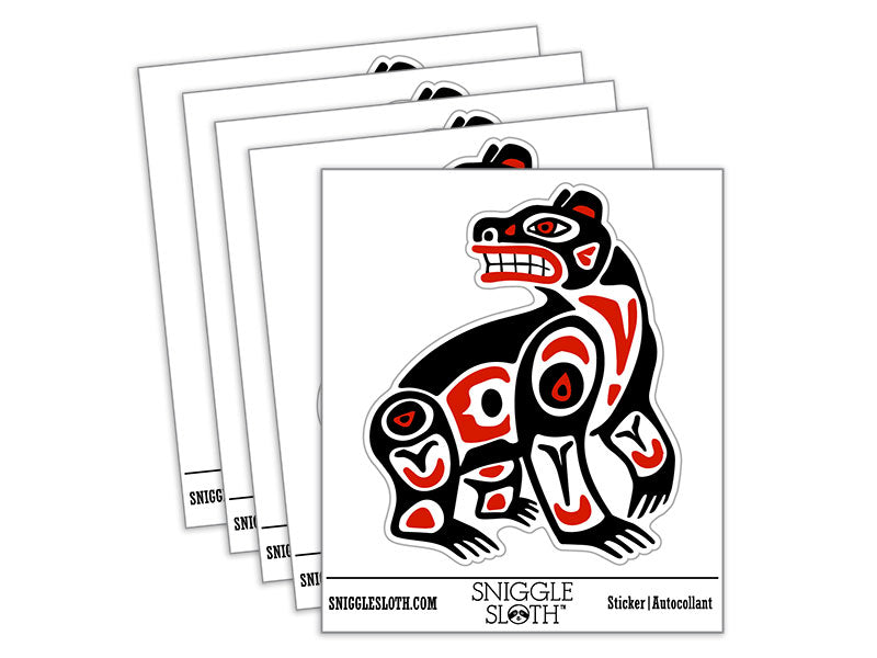 Tribal Native American Bear Totem