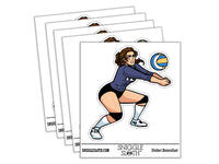 Volleyball Player Woman Bump Ball