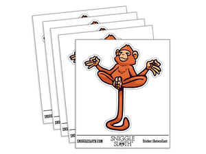 Zen Meditating Monkey Yoga Nirvana