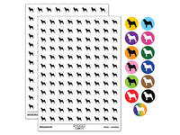 Pug Dog Solid 200+ 0.50" Round Stickers