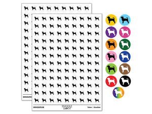 Smooth Coat Chihuahua Apple Head Dog Solid 200+ 0.50" Round Stickers