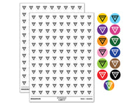 Yield Sign 200+ 0.50" Round Stickers