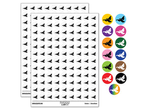 Owl Flying Bird Doodle 200+ 0.50" Round Stickers