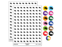 Triceratops Dinosaur Solid 200+ 0.50" Round Stickers