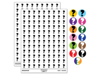 Question Mark Bold 200+ 0.50" Round Stickers