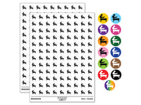 Gymnastics Gymnast Vault Solid 200+ 0.50" Round Stickers