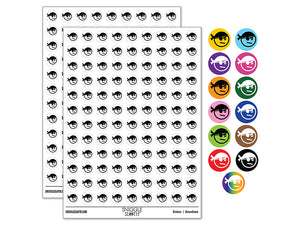 Pirate Face 200+ 0.50" Round Stickers