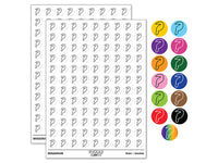 Toucan Outline 200+ 0.50" Round Stickers