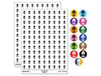 Fire Hydrant Icon 200+ 0.50" Round Stickers