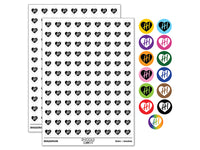 HI Hawaii State in Heart 200+ 0.50" Round Stickers
