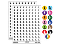 Windsurfing Doodle 200+ 0.50" Round Stickers