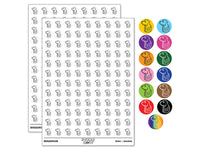 Cocker Spaniel Dog Head 200+ 0.50" Round Stickers