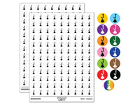 Jack of Clubs Card Suit 200+ 0.50" Round Stickers