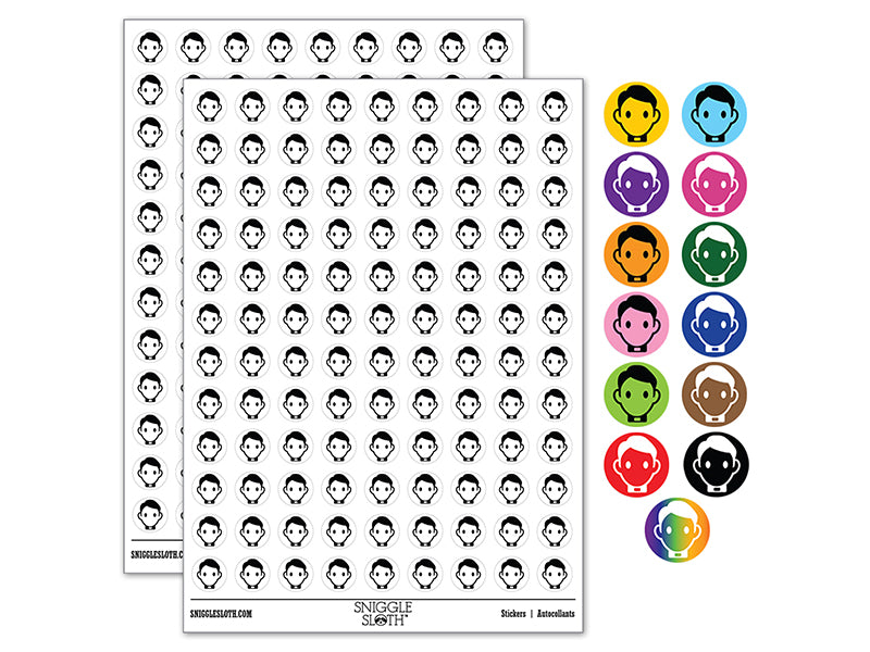 Occupation Father Priest Minister Icon 200+ 0.50" Round Stickers