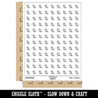 Dachshund Sitting Tilting Head Wiener Dog 200+ 0.50" Round Stickers
