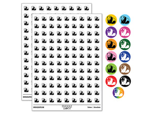 Cute Giant Panda Bear Sitting 200+ 0.50" Round Stickers