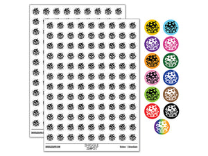 Cute Mushroom Gnome Home 200+ 0.50" Round Stickers